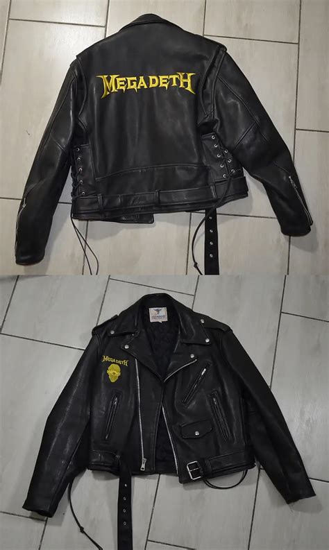 dave mustaine replica leather jacket